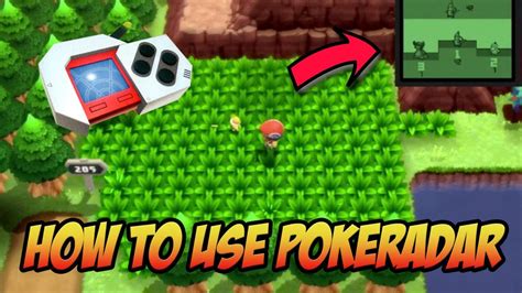 how to use pokeradar pixelmon